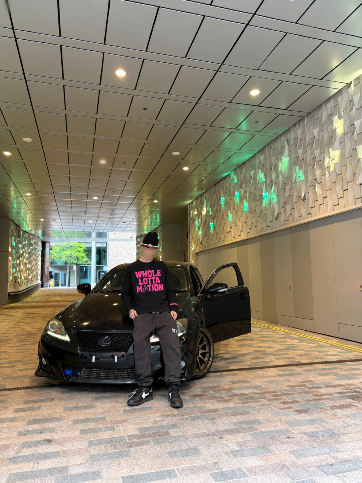 Whole lotta motion black long sleeve